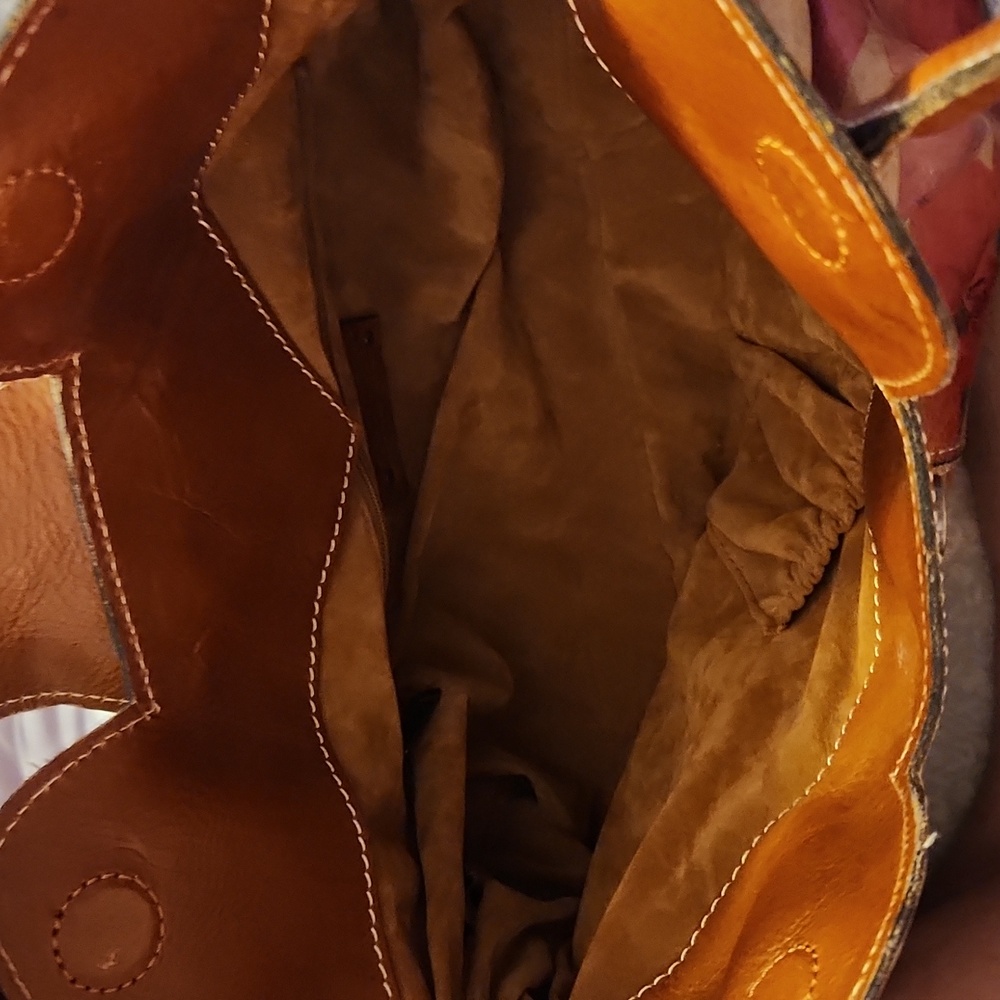 Patricia Nash Multicolor Floral Leather Shoulder Bag - Picture 4 of 4